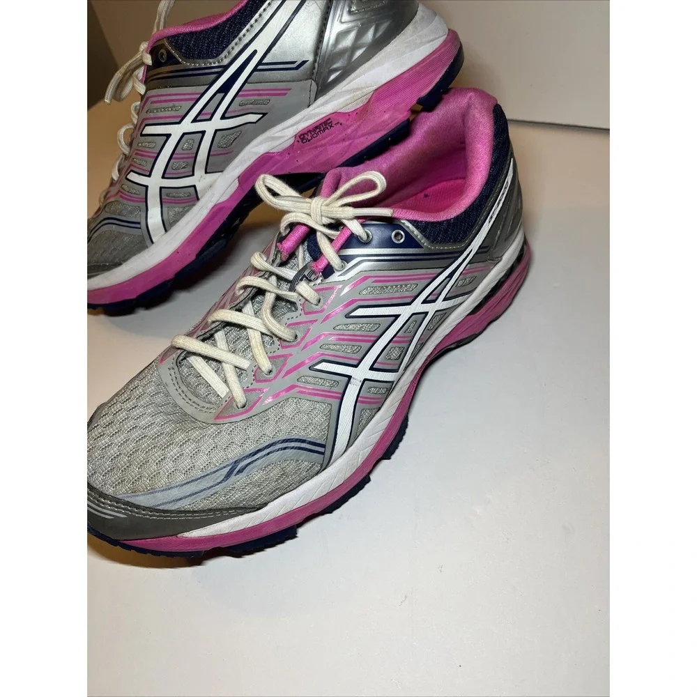 ASICS GT 2000 5 T757N Running Shoes White Pink Women's Size 8.5D - Picture 2 of 15